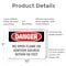 Signmission No Open Flame Or Ignition Source Within 50 Feet Danger Sign, Plastic, 10in W x 7in L, 2PK OS-2PACK-DS-P-710-L-2361 - alternate 4